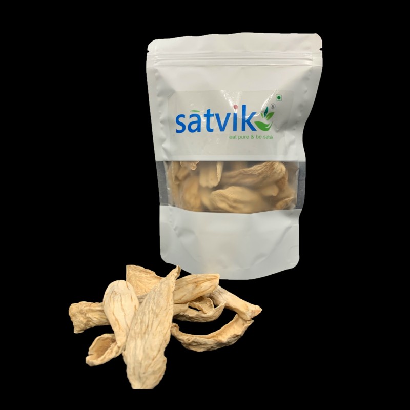 Satvik Amchur Slice Whole, Raw Mango Slice, Dried Mango Slice, 100g