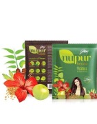 Godrej Nupur Henna, 400g, 100% Natural Henna with Goodness of 9 Herbs for Silky and Shiny Hair