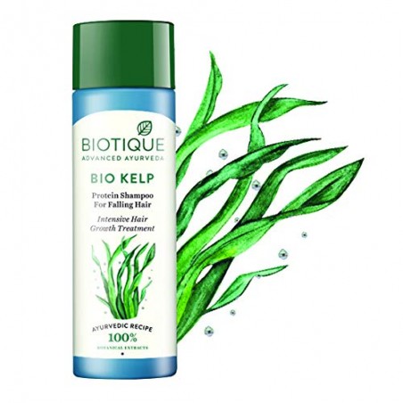 Biotique Bio Kelp Protein Shampoo For Falling Hair, 190ml, Intensive Hair Growth Treatment