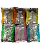 Shri Ganesha Fluorescent Holi Color Powder (Gulal), Vibrant Colors 600g (6 Colors-100g each)