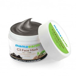 MamaEarth C3 Face Mask, 100g with Charcoal, Coffee & Clay For Healthy & Glowing Skin