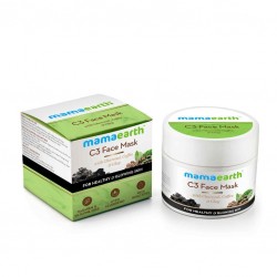 MamaEarth C3 Face Mask, 100g with Charcoal, Coffee & Clay For Healthy & Glowing Skin