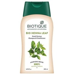 Biotique Bio Henna Leaf Fresh Texture Shampoo & Conditioner 200ml