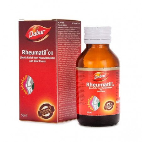 Dabur Rheumtail Oil, 50ml- Effective Relief From Musculoskeletal & Joint pains
