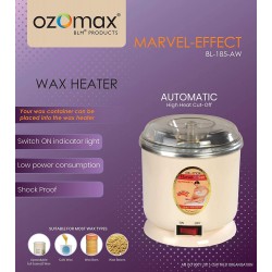 Ozomax Marvel Effect Automatic High Heat Cut Off Wax Heater (Color May Very)
