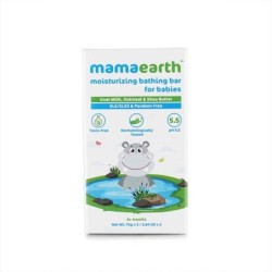 Mamaearth Moisturizing Bathing Bar for Babies, Pack of 2 ( Each)