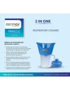 Ozomax Miracle 2 In 1 Respiratory Steamer (Produces Steam Within Seconds)