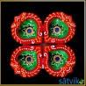 Satvik Colorful Clay Diyas (C1) For Diwali Festival, Multicolor Diwali Diyas For Decoration, Mitti Diya Oil Lamp Clay Diyas