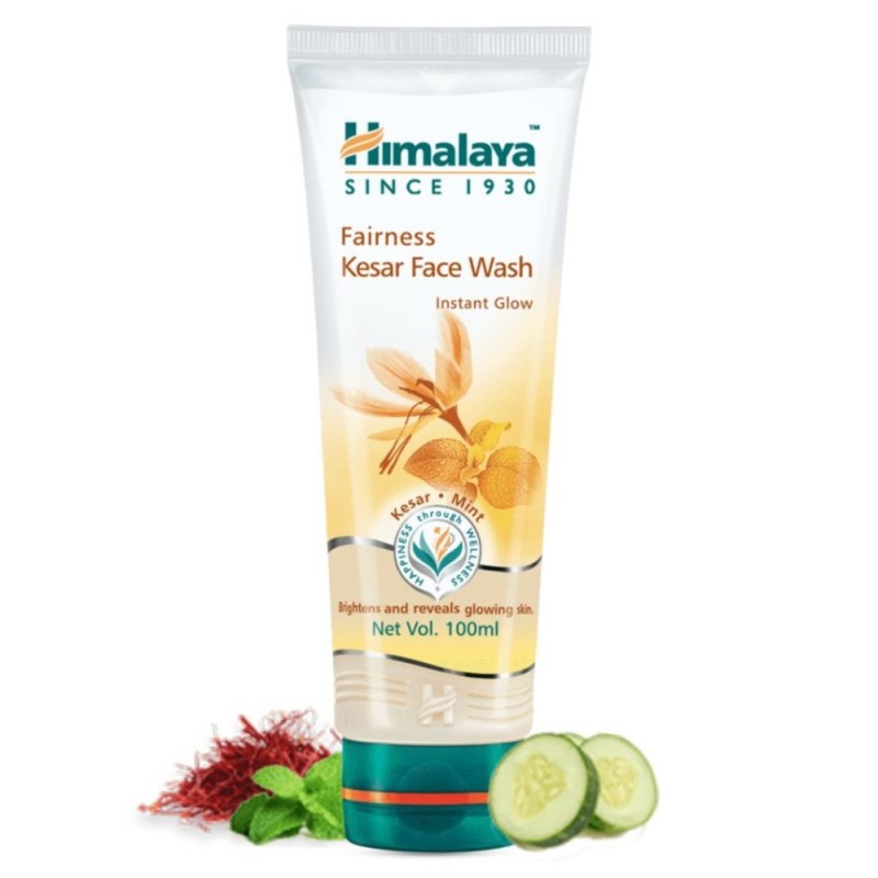 Himalaya Fairness Kesar Face Wash with Kesar & Mint - Instant Glow