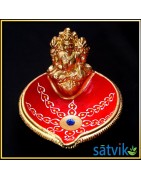 Satvik Colorful Clay Diya Laxmi Bowl (C43) For Diwali Festival, Diyas For Decoration