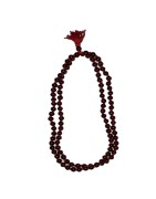Satvik Wooden Red Beads Mala For Puja, Prayer, Japmala, 108 Beads Mala