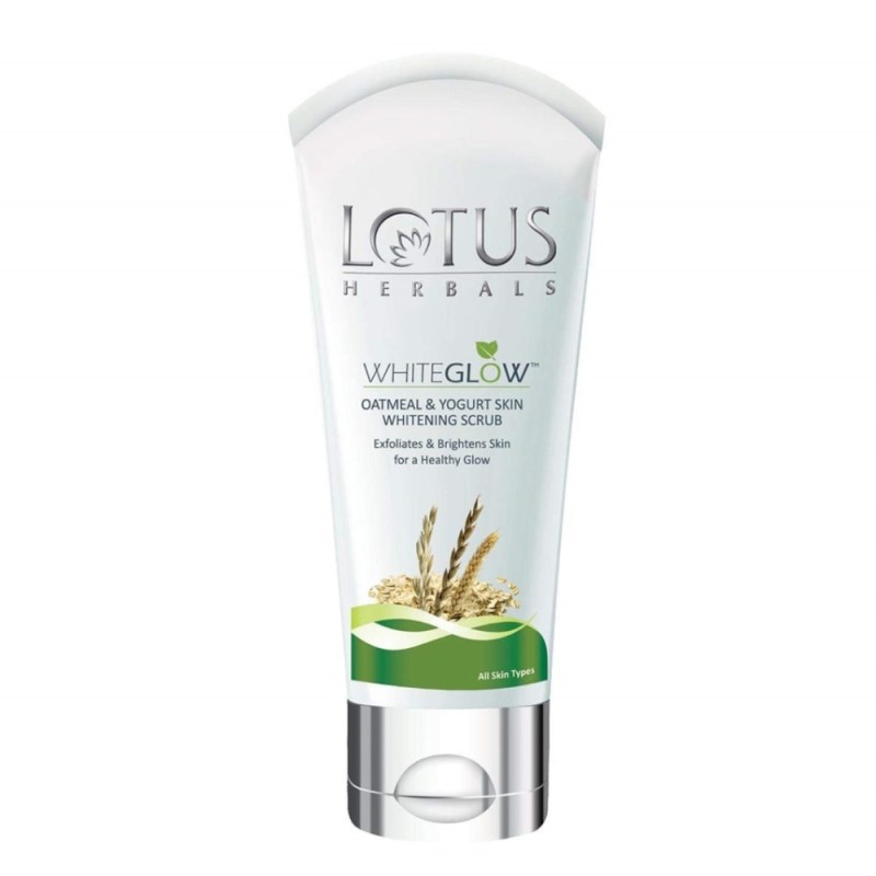 Lotus Herbals Whiteglow Oatmeal & Yogurt Skin Whitening Scrub