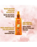WOW Skin Science Sunscreen Spray SPF 50, 100ml- Infused With Avocado Oil, Raspberry & Carrot Seed Extract, For All Skin Types