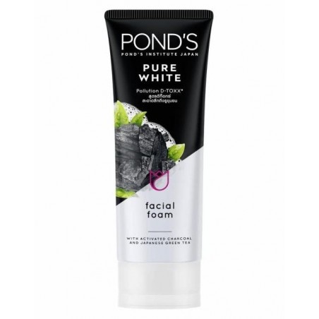 Pond’s Pure Bright Facial Foam, 100g Pollution D-Toxx, With Activated Charcoal & Japanese Green Tea