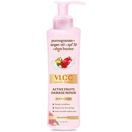 VLCC Natural Sciences Active Fruits Damage Repair Body Lotion, 400ml- For All Skin Types