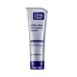 Clean & Clear Active Clear Acne Clearing Cleanser, 100g