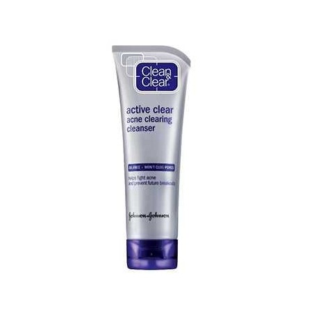 Clean & Clear Active Clear Acne Clearing Cleanser, 100g