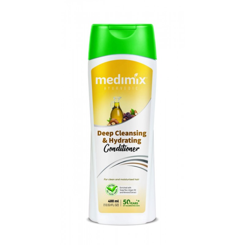 Medimix Ayurvedic Deep Cleansing & Hydrating Conditioner, 400ml- For Clean & Moisturized Hair