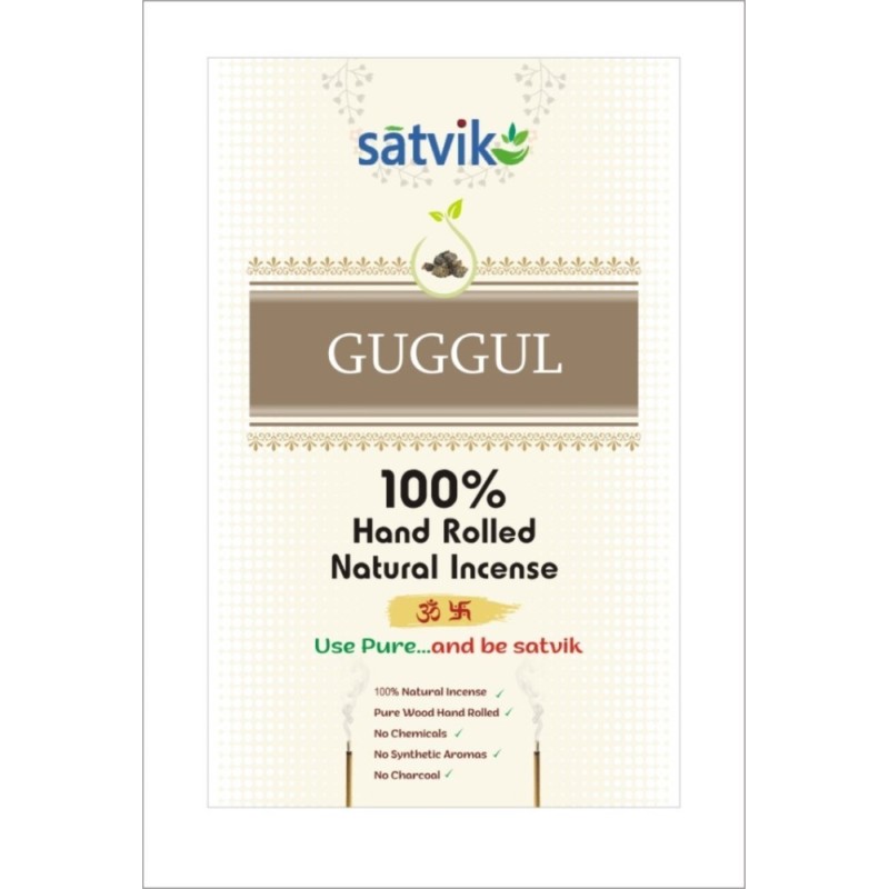 Satvik Guggul Incense Sticks (Agarbatti for Prayer),pack