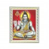 Satvik Lord Shiva Designer White Photo Frame (1) for Pooja, Prayer & Decor (25.2*34cm- A4)