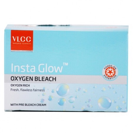 VLCC Natural Sciences Insta Glow Oxygen Bleach, 25.7g Fresh, Flawless Fairness