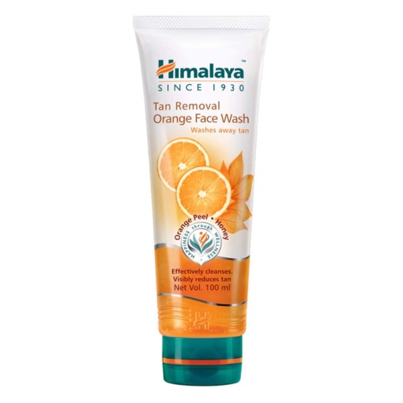 Himalaya Tan Removal Orange Face Wash - Washes Away Tan 100ml