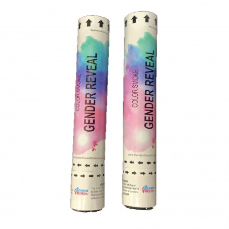 Kodayz Gender Reveal Party Poppers (Color Smoke Poppers), Blue (Set of 2), For Gender Reveal Decorations