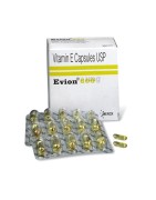 Evion Vitamin E Capsule 600mg, Pack of 2- 10 Capsule in each strip For Hair Care, Face, Glowing Skin, Pimples, Skin Care