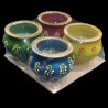 Satvik Colorful Clay Matki Diya (Wax) (C63) For Diwali Festival, Multicolor Diwali Diyas For Decoration, Mitti Diyas