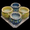 Satvik Colorful Clay Matki Diya (Wax) (C65) For Diwali Festival, Multicolor Diwali Diyas For Decoration, Mitti Diyas