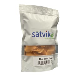 Satvik Aloo Mirch Papad, 100g- Ready To Fry