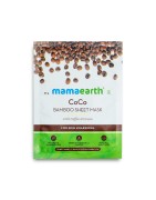 Mamaearth Coco Bamboo Sheet Mask, Pack Of 2 (25g Each), With Coffee & Cocoa, For Skin Awakening