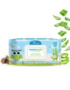 Mamaearth Organic Bamboo Based Baby Wipes, Pack Of 72 Wipes