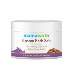 Mamaearth  Epsom Bath Salt, 200g- With Calming Magnesium & Detoxifying Sulfate, For Relaxation & Pain Relief
