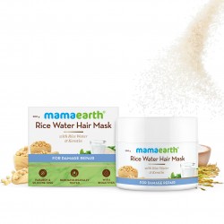 Mamaearth Rice Water Hair Mask, 200g- With Rice Water & Keratin, For Damage Repair