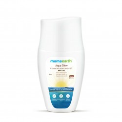Mamaearth Aqua Glow Hydrating Sunscreen Gel SPF 50, 50g- For Sun & Blue Light Protection