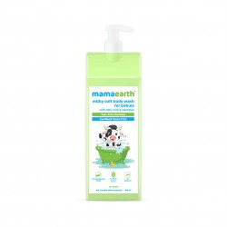 Mamaearth Milky Soft Body Wash For Babies, 400ml- With Oats, Milk & Calendula (0+ Years), Tear-Free Formula