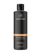 Khadi Men Anti Hair Fall Hair Cleanser, 200ml- Hair Fall Control, Silky & Shiner Hair