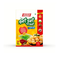 Shareat Get Set Treat Premium Pani Puri Kit, 180g (50 Pcs Pack)