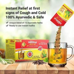 Dabur Honitus Hot Sip Ayurvedic Kaadha, (*Pack of 7 Sachets)