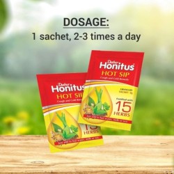 Dabur Honitus Hot Sip Ayurvedic Kaadha, (*Pack of 7 Sachets)