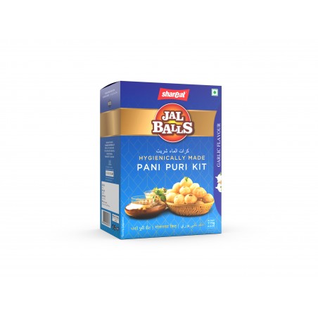 Shareat Jal Balls Pani Puri Kit Garlic Flavour, 115g