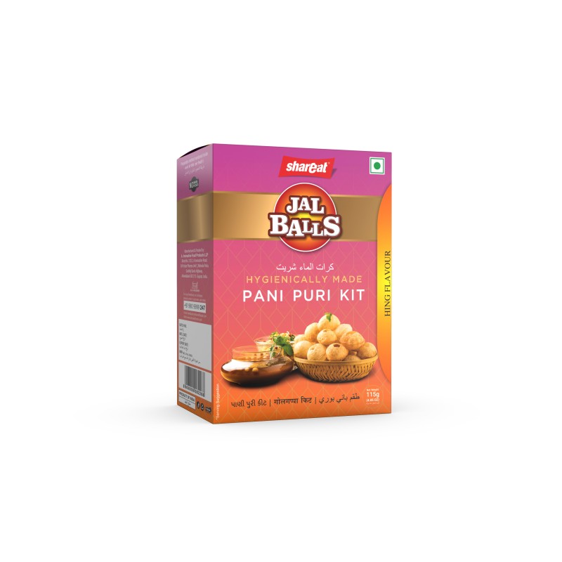 Shareat Jal Balls Pani Puri Kit Hing Flavour, 115g