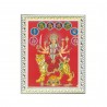 Satvik Goddess Durga Ma Sherawali, Ma Ambe Designer White Photo Frame (1) With Her 9 Forms for Pooja, Prayer & Decor (17*22cms)