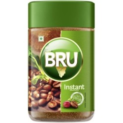 Bru Gold Instant Coffee, 100% Pure Granulated Coffee 100g