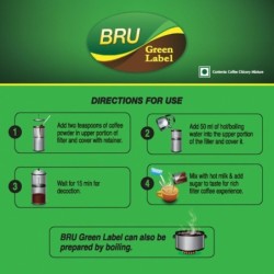 Bru Green Label Coffee (Filter Coffee) 500g