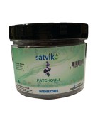 Satvik Patchouli Incense Cones For Puja And Prayer (Pack Of 50 Cones)