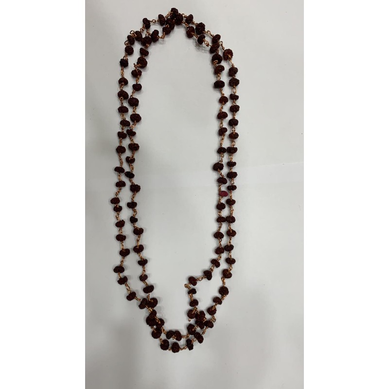 Satvik Small Rudraksha Mala, For Neck Wearing, Prayer, Rosary Japmala