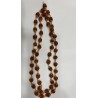 Satvik Gold Plated Rudraksh Mala, For Neck Wearing, Prayer, Rosary Japmala