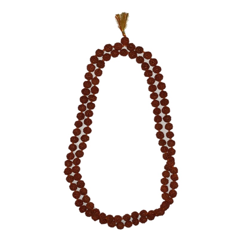 Satvik Rudraksh Mala, 108 Beads For Prayer, Rosary Japmala